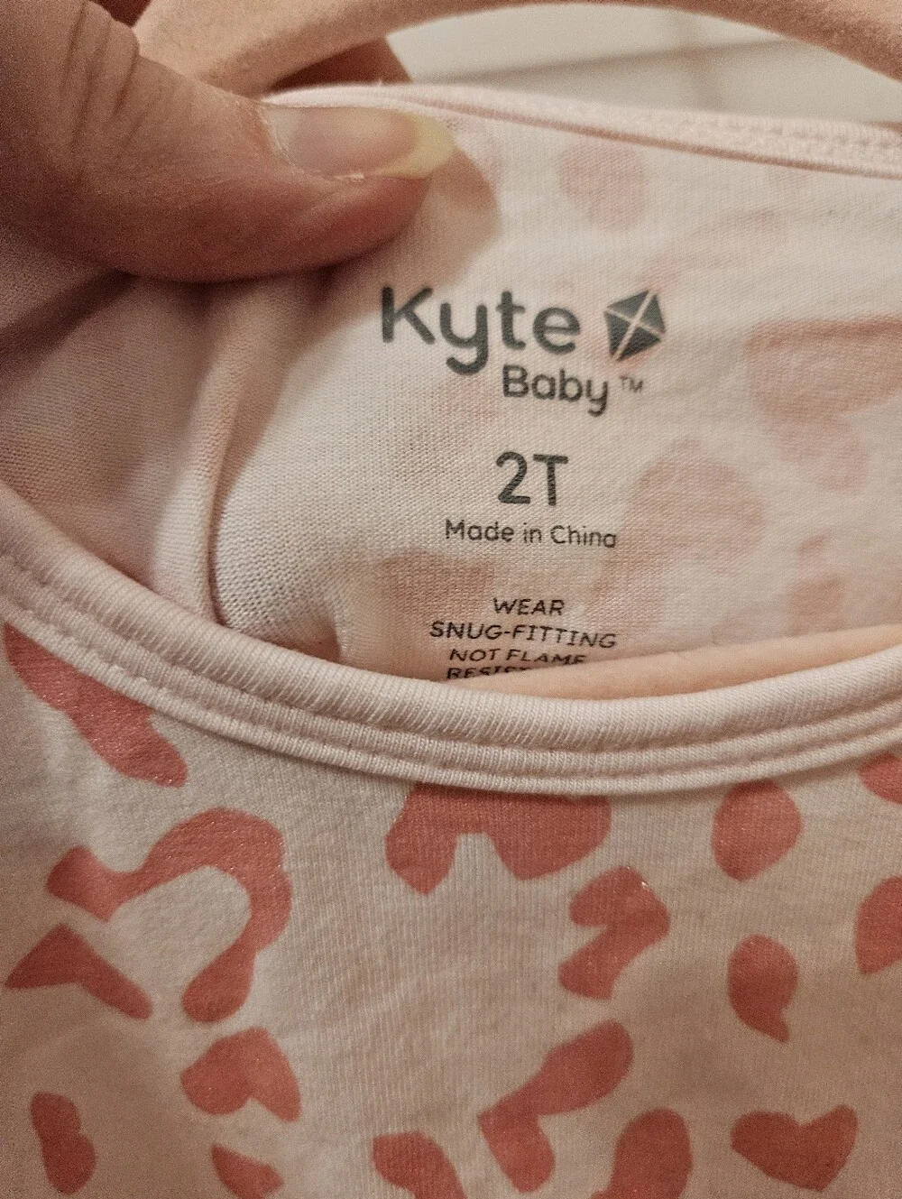 Kyte Baby Sakura Leopard Short Pj Set- size 2T